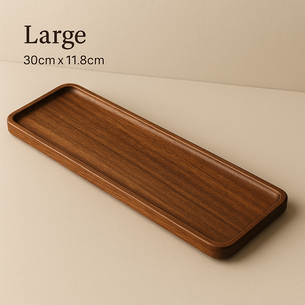 Rustic Walnut Serving & Display Trays
