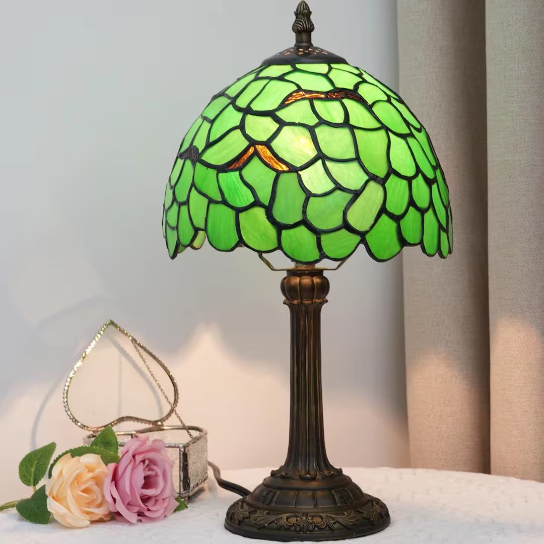 Vintage Tiffany Stained Glass Lamps