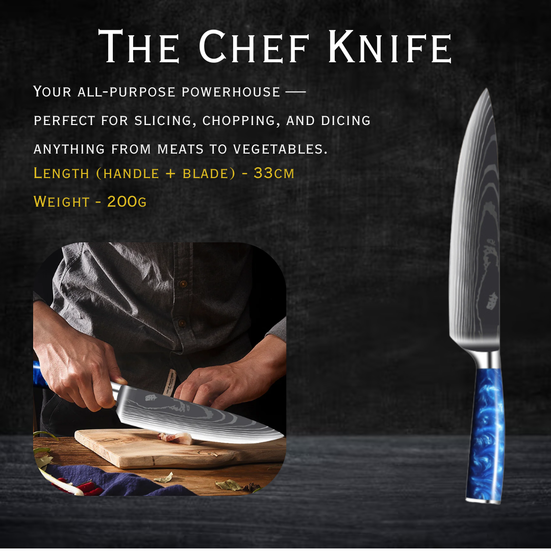 Professional Authentic Japanese Steel Chef Knives