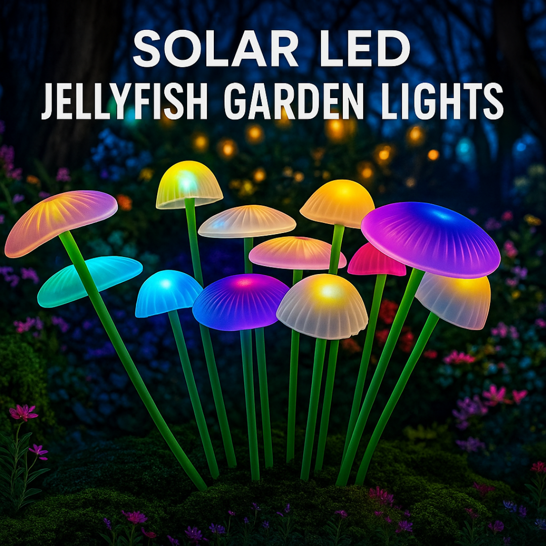 Solar LED Waterproof Jellyfish Garden Lights