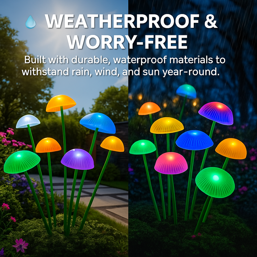 Solar LED Waterproof Jellyfish Garden Lights
