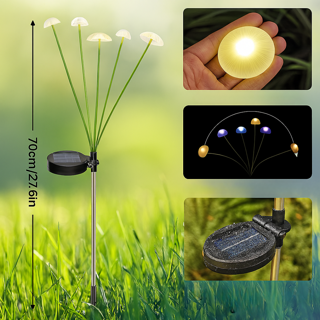 Solar LED Waterproof Jellyfish Garden Lights