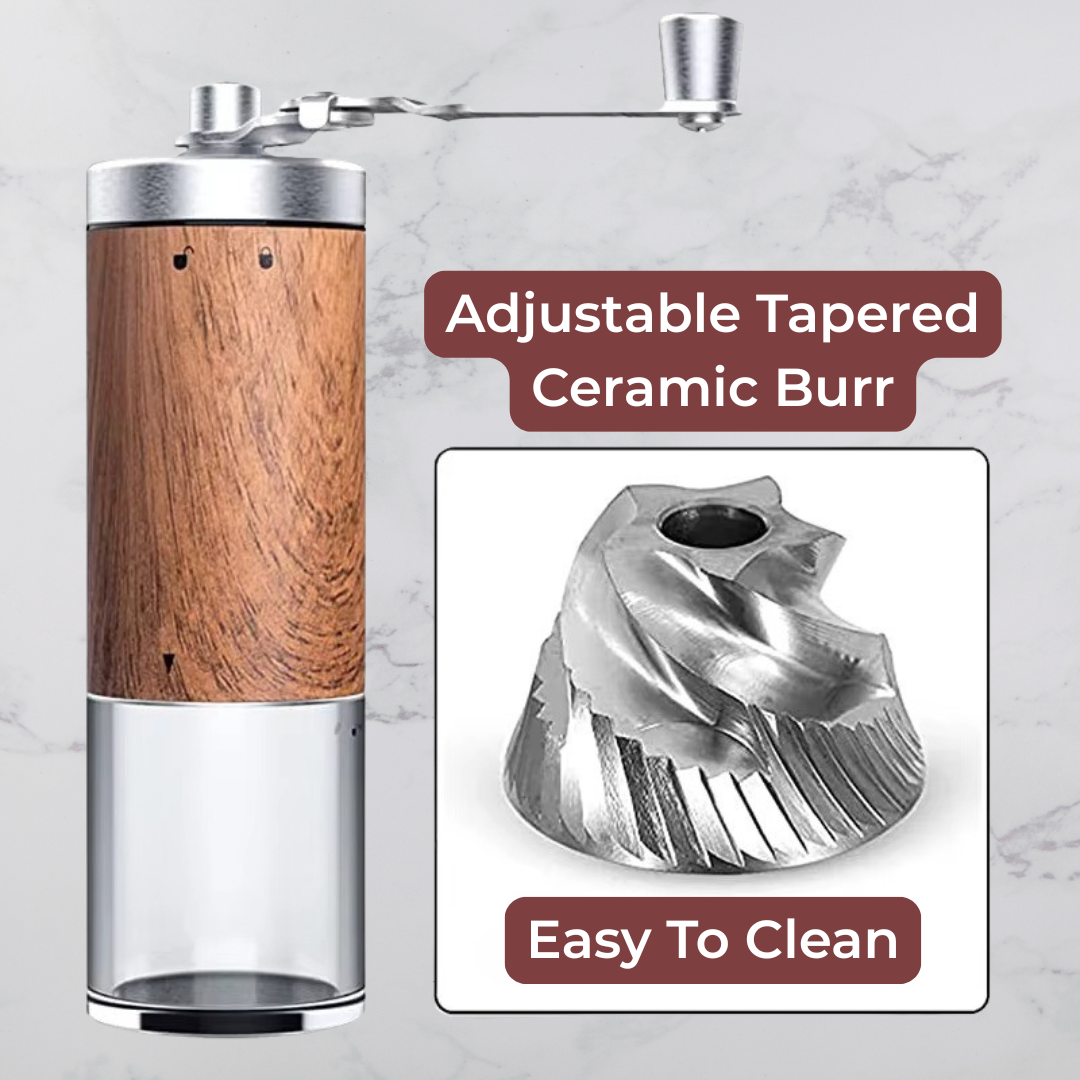 Manual Portable Wooden Coffee Grinder