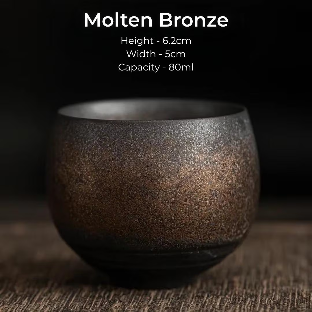 Rustic Japanese Ceramic Tea Cups