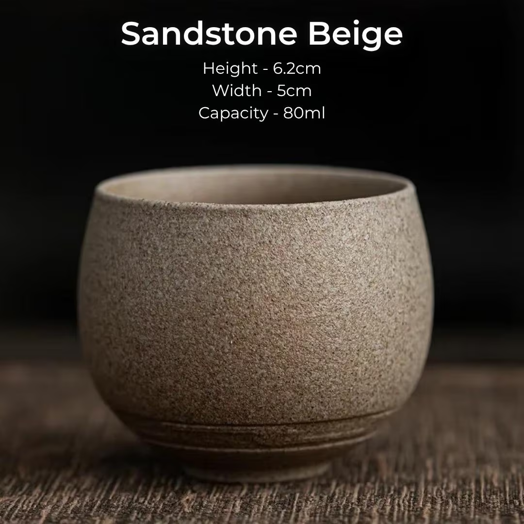 Rustic Japanese Ceramic Tea Cups