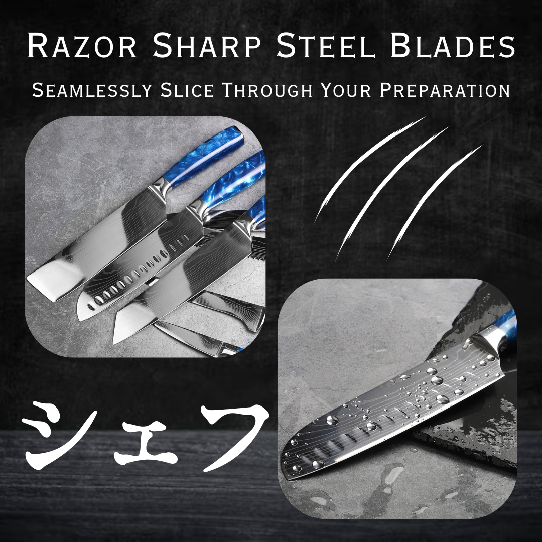 Professional Authentic Japanese Steel Chef Knives