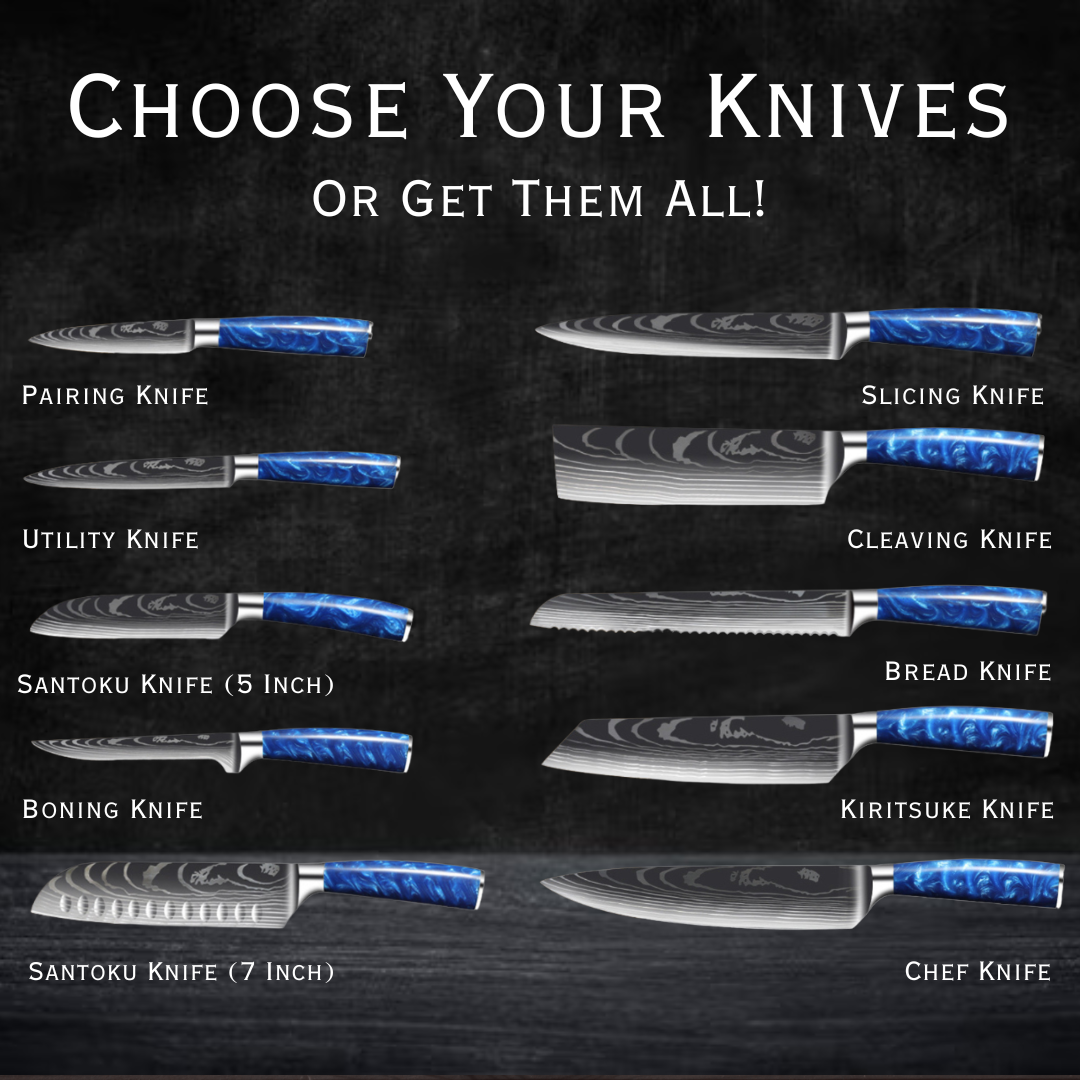 Professional Authentic Japanese Steel Chef Knives