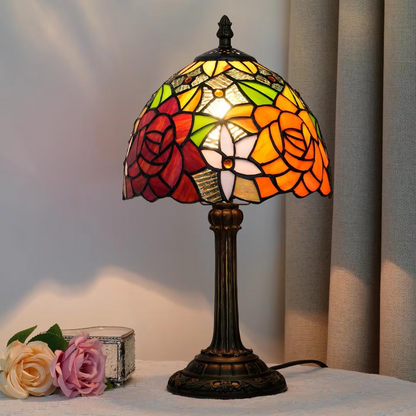 Vintage Tiffany Stained Glass Lamps