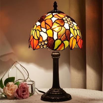 Vintage Tiffany Stained Glass Lamps