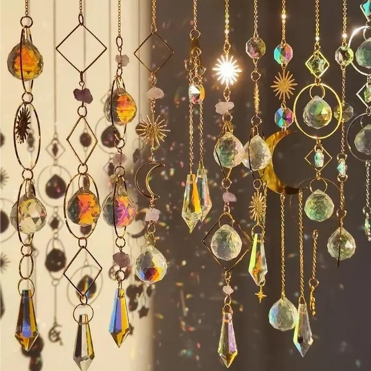 Hanging Celestial Crystal Suncatchers