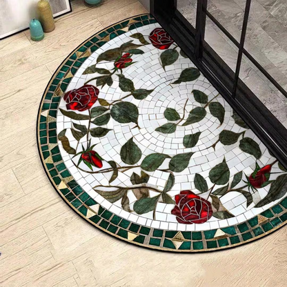 Mosaic Half-Moon Doorway Mats