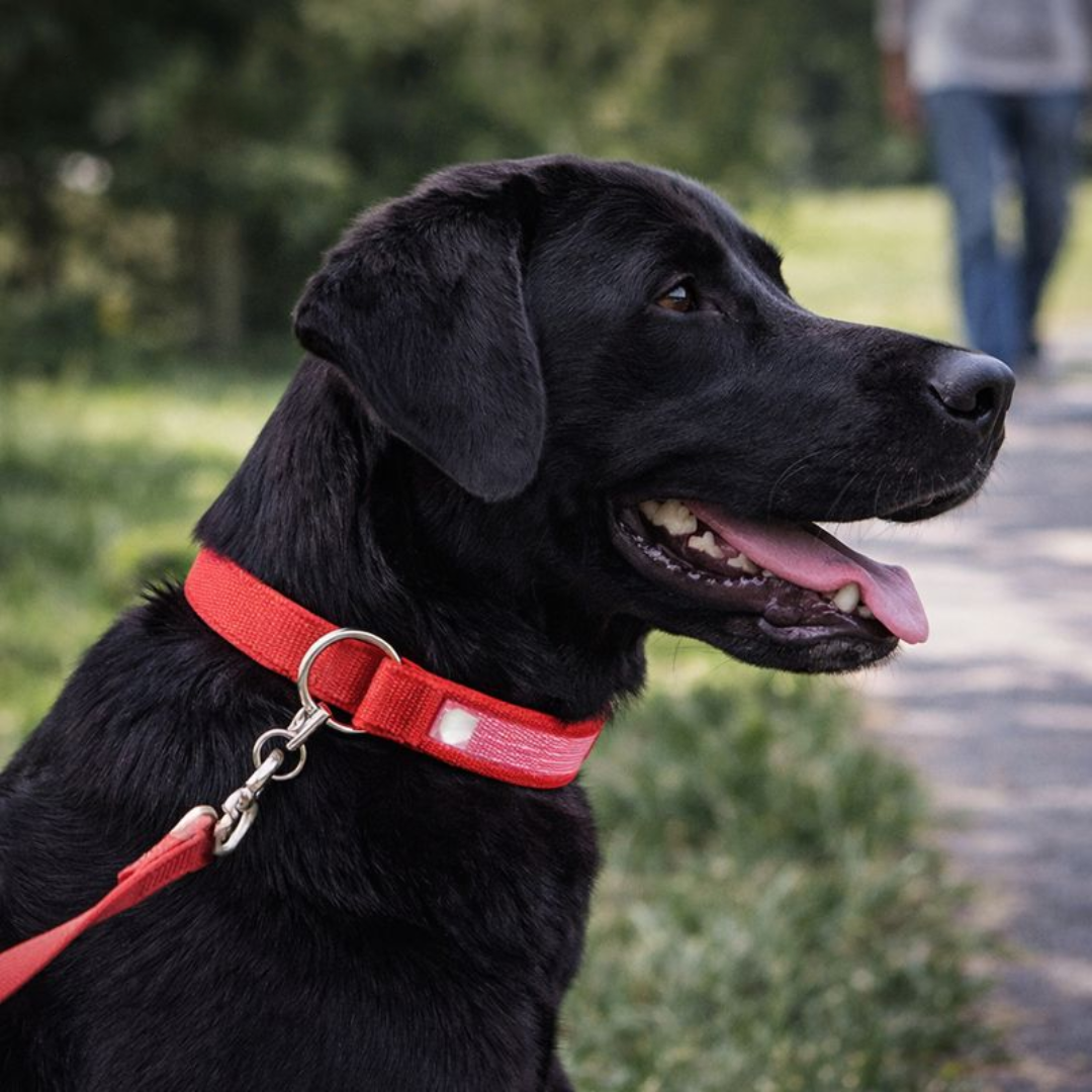 USB Rechargeable LED Light-Up Dog Collar
