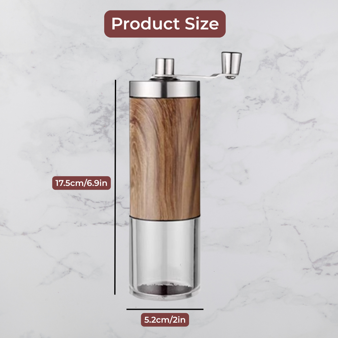 Manual Portable Wooden Coffee Grinder