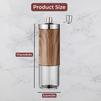 Manual Portable Wooden Coffee Grinder