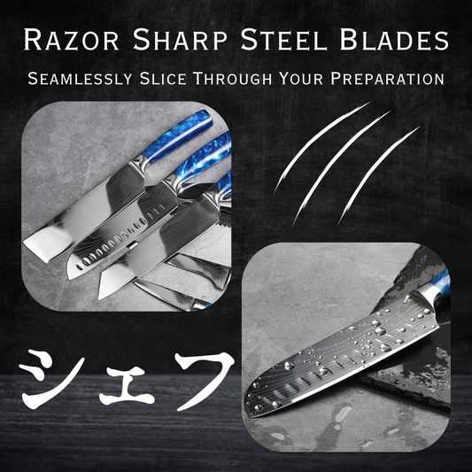 Professional Authentic Japanese Steel Chef Knives