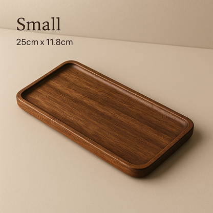 Rustic Walnut Serving & Display Trays