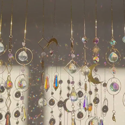Hanging Celestial Crystal Suncatchers