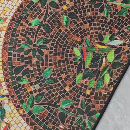 Mosaic Half-Moon Doorway Mats
